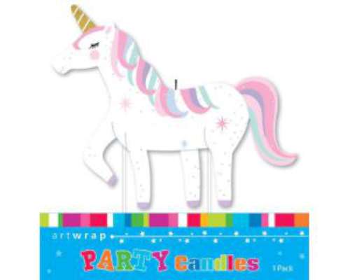 Party Candle - Unicorn - Click Image to Close